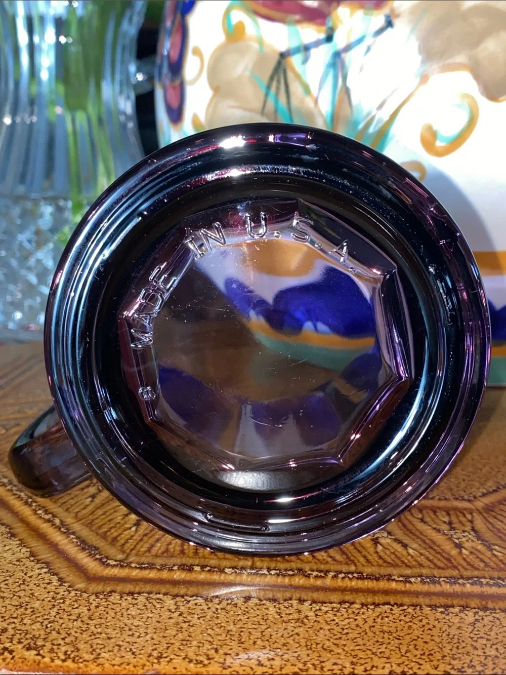 ACU Centennial Etched Glass Mug - Purple
